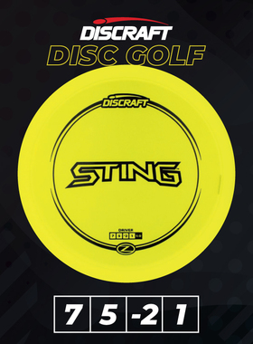 Discraft美国成人儿童专业高尔夫飞盘STING户外掷准比赛PDGA认证