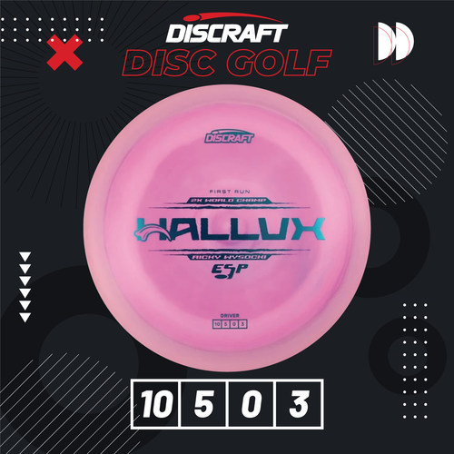 美国专业进口ESP HALLUX户外成人比赛高尔夫飞盘PDGA认证掷准