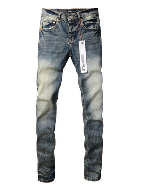 PUR jeans  pants torn jeans美式高街破洞做旧牛仔裤子