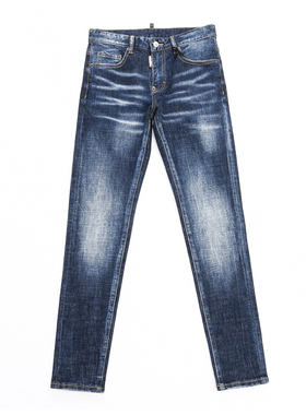 D Jeans Skinny Ripped Jeans 美式高街基础款修身男裤牛仔裤子