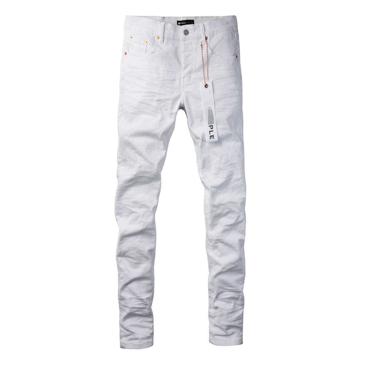 PUR jeans  pants torn jeans美式高街破洞褶皱牛仔裤子