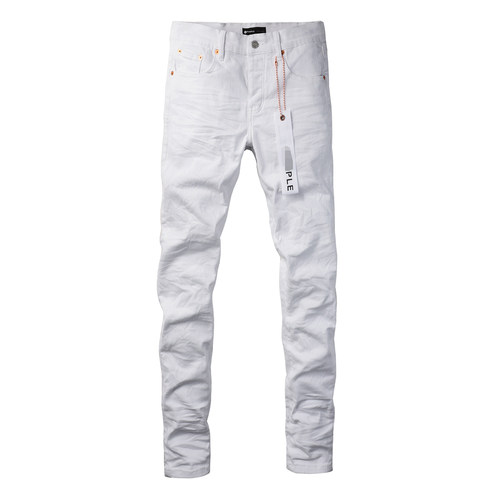 PUR jeans  pants torn jeans美式高街破洞褶皱牛仔裤子
