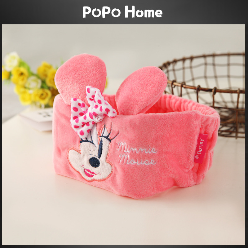 韩国进口米奇网红束发带女士洗脸洗漱简约化妆卸妆敷面膜可爱发箍