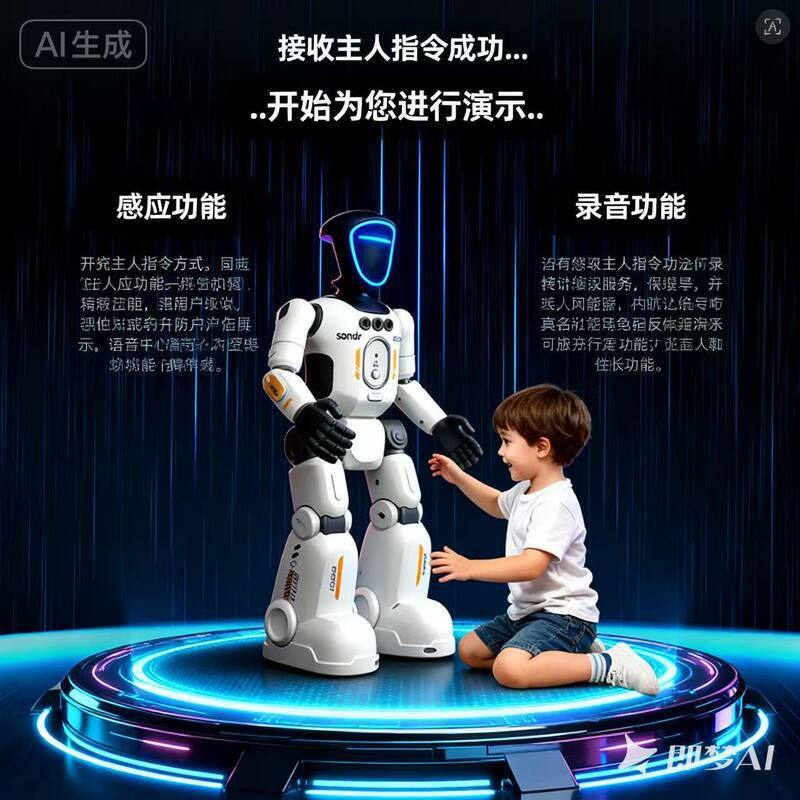 仿生AI机器人可录音关节互动教育编程唱歌跳舞男益智玩具宇树同款