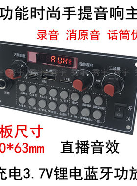 多功能蓝牙k歌5v混响音效功放板
