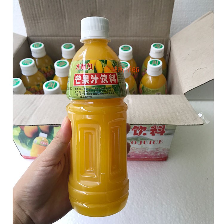 大有為芒果汁飲料整箱500ml瓶裝 云南元江特產(chǎn)酸角汁西番蓮汁