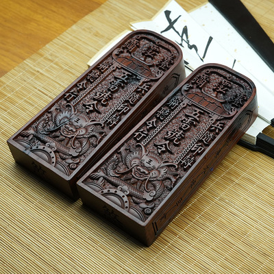 雷击枣木龙令五雷号令背面北极院令牌道家法器令牌护院令