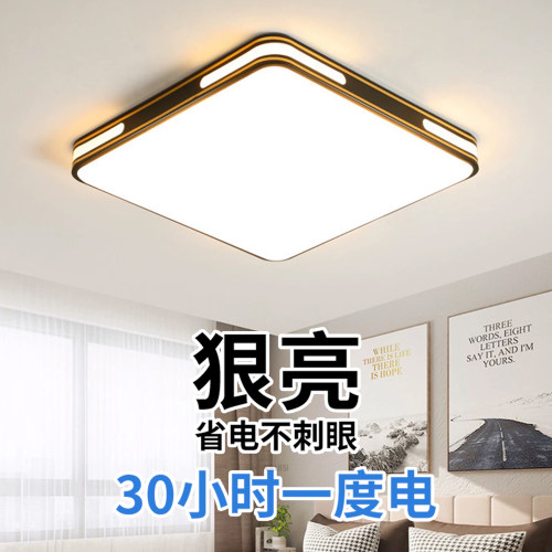 主卧室LED吸顶灯客厅房间餐厅中山灯具大全2026新款现代简约大气