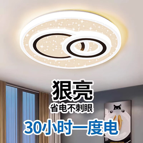 主卧室吸顶灯客厅房间吊灯具大全2026新款现代简约大气广东中山