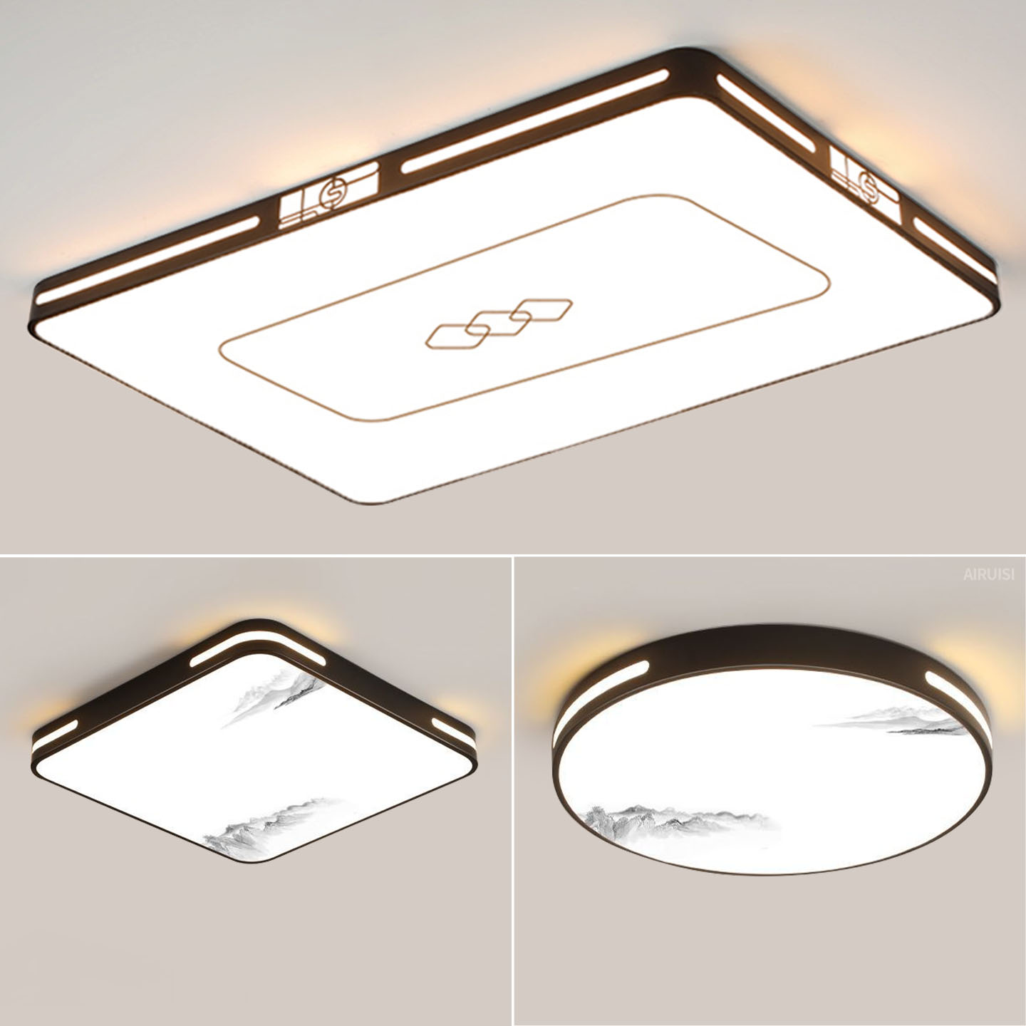 大厅吸顶灯饰客厅大灯主卧室吊灯具大全现代简约大气中山2025新款