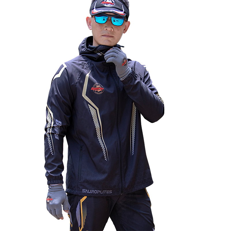 冲锋衣男单层春秋薄款连帽防水防风抗撕裂户外夏单层夹克上衣外套