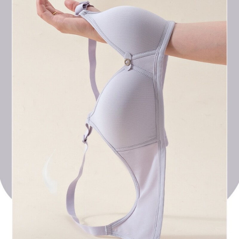 调整型聚拢无钢圈收副乳薄款内衣