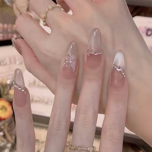 【塞纳河畔】Vivian入秋首选甜美爆亮猫眼蝴蝶纯手工穿戴甲256款