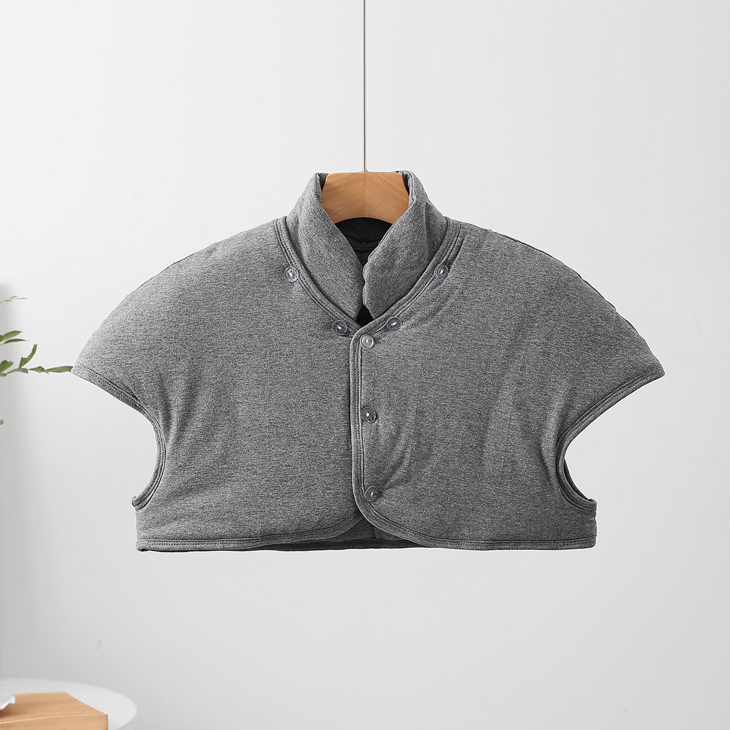 秋冬季纯棉加厚高领护肩中老年睡觉保暖肩颈产妇坐月子衣男女马甲