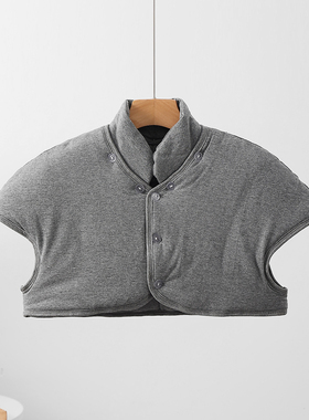 秋冬季纯棉加厚高领护肩中老年睡觉保暖肩颈产妇坐月子衣男女马甲