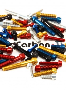 Carbon ti Tapered head Al7075铝制 前后拨张力螺丝 M4X16 M4X20