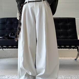 西裤 卢浮Sei 休闲中空纱量感弧形西裤 提前上新韩版 秋款