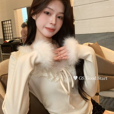 GS.GOOD START-～美女感很强直接锁s冬季温柔纯欲毛领修身显瘦小