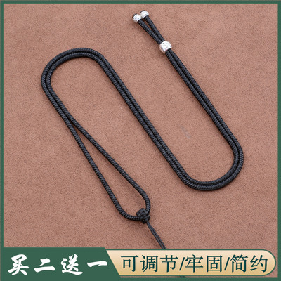 简约项链绳子翡翠玉佩玉佛挂件绳
