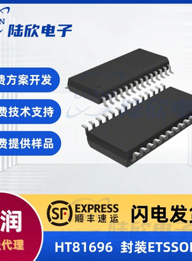 禾润HT81696芯片封装ETSSOP28大功率可任意调整升压值ic单片机