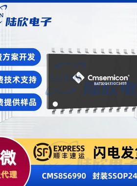 中微CMS8S6990封装SSOP24芯片8051内核单片机mcu16KB Flash