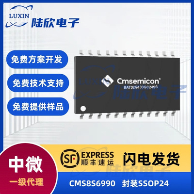 中微CMS8S6990封装SSOP24芯片805