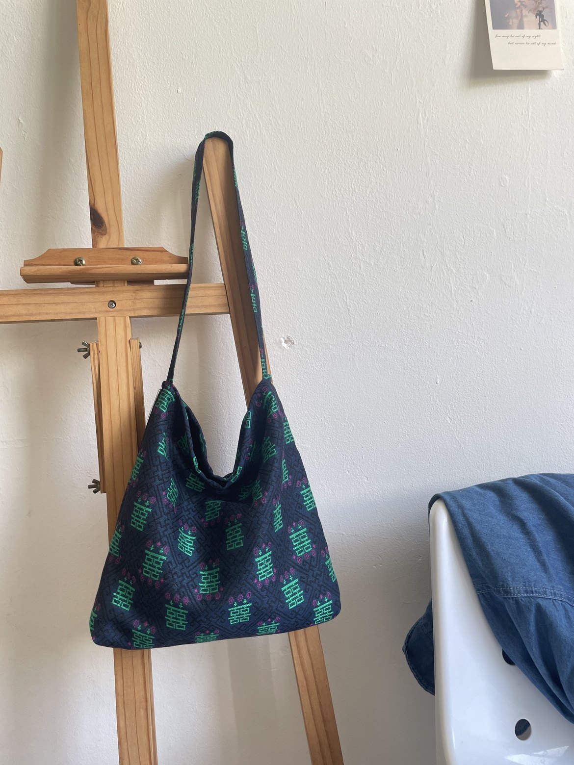 春夏新款原创小众趣味喜字绿色单肩包女包包小布袋子个性小方包,箱包皮具/热销女包/男包,通用款女包,淘宝优惠券,粉丝福利购,淘宝优惠卷