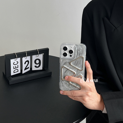 冷淡风立体三角形适用苹果