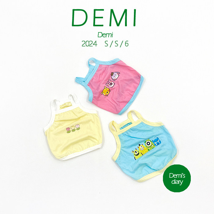 DEMI原创定制宠物法斗巴哥英斗恶霸胖狗薄款彩色网眼透气吊带背心