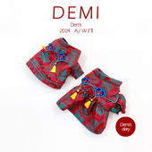 DEMI原创定制宠物新年衣服法斗巴哥英斗恶霸新款 暗红色复古唐装 裙