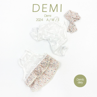 DEMI原创定制宠物网眼衣服法斗巴哥英斗恶霸白色碎花裙薄款背带裤