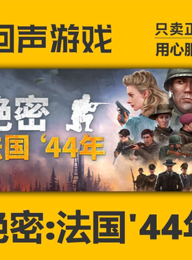 Steam正版国区绝密法国44年Classified: France '44 激活码 PC端