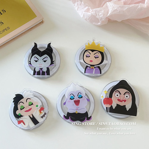 可爱反派坏女人磁吸手机气囊支架