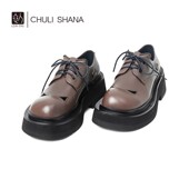 怪兽 厚底高级时尚 春季 新品 休闲系带单鞋 大头鞋 女