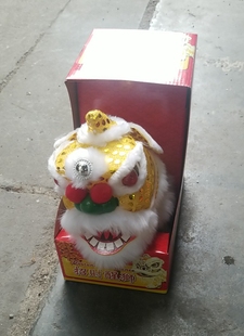 木森乐器舞狮子摆件唱歌春节舞狮子舞龙道具电动狮子毛绒玩具人气