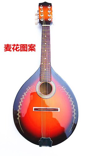 木森乐器曼陀林乐器工艺云杉木曼陀铃曼陀林八弦琴曼铃陀乐器正品