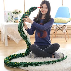 仿真蛇毛绒玩具 超大号2.8米假软蛇整人恶搞吓人道具公仔玩偶娃娃