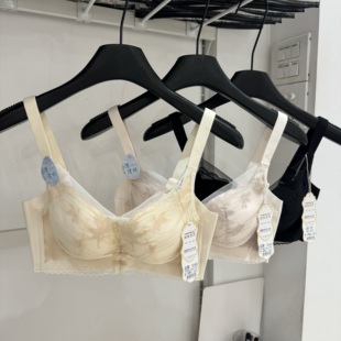 相丝保罗5240中厚2CM滑滑杯内衣女bra聚拢托胸无钢圈无痕U型文胸