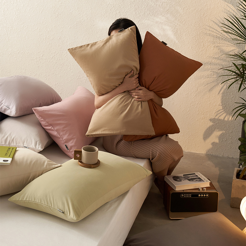 100s全棉枕套高支长绒棉枕芯套