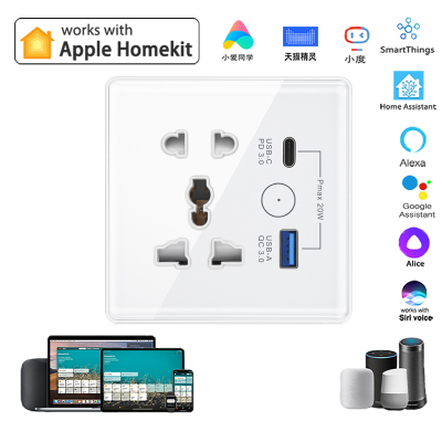 HomeKit墙插扫码直连USB插口