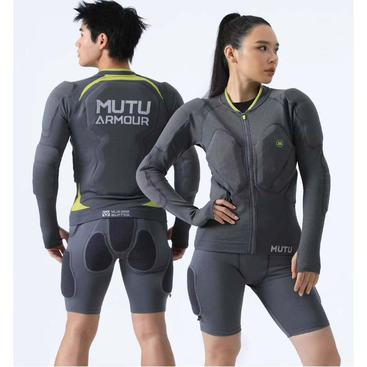 MUTU木途新款成人滑雪护具单板滑雪XRD护膝护甲轻量男女速干保暖