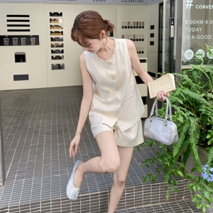 现货 夏季高级感上衣+短裤两件套套装 2083-P155-K228图片