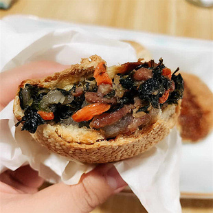 福清光饼紫菜肉饼东张紫菜饼笋干肉饼福建特产福州特色小吃烧饼