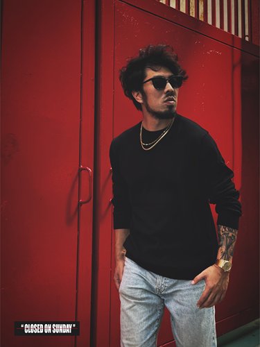 关闭周日 SKITTLES 彩虹糖 针织打底