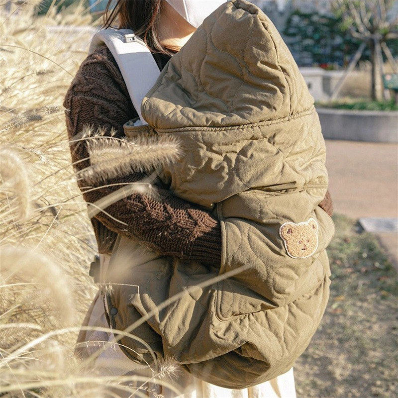 韩国ins婴儿推车挡风被盖毯秋冬保暖宝宝背带腰凳防风披风斗篷,婴童用品,婴童抱被/抱毯,淘宝优惠券,粉丝福利购,淘宝优惠卷