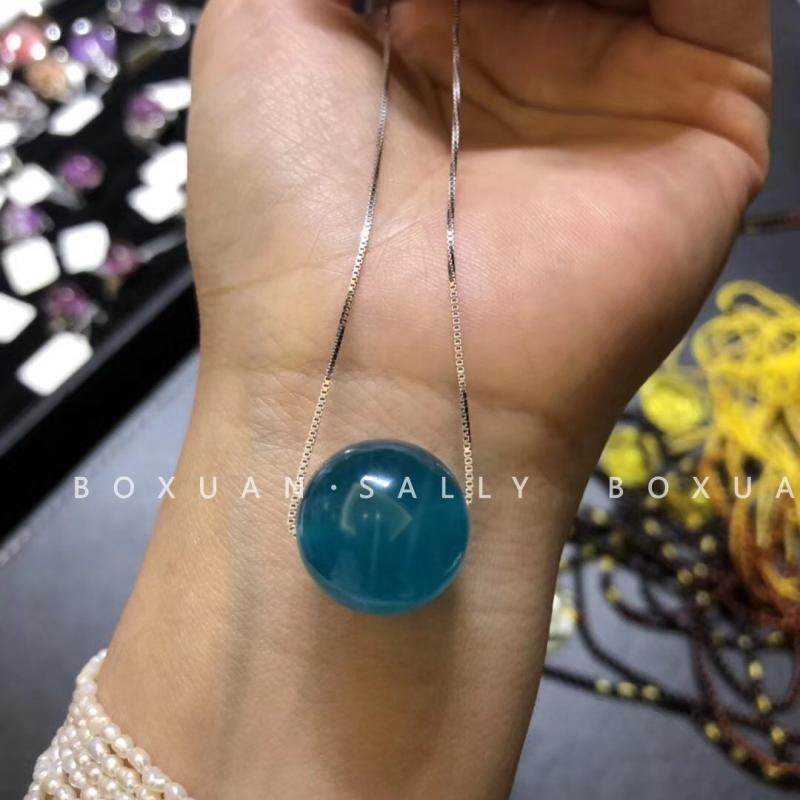 15-16mm巨大天然天河石圆珠项链锁骨链项链 配银链子 冲双冠特惠在类目 饰品/流行首饰/时尚饰品新, 项链中 - 来自Buy2taobao.com提供专业的淘宝代购服务