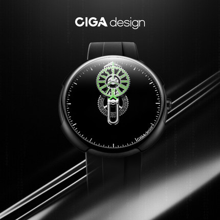 CIGA Design玺佳时间密码机械艺术腕表男士手表 轻奢礼物