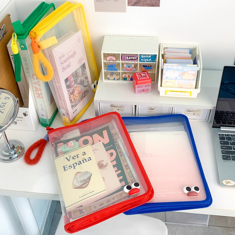 大容量拉链手提袋课本收纳文件包