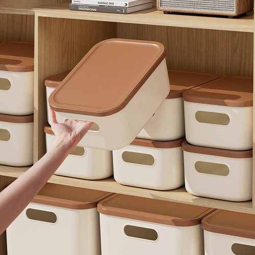 桌面收纳盒化妆品塑料置物盒