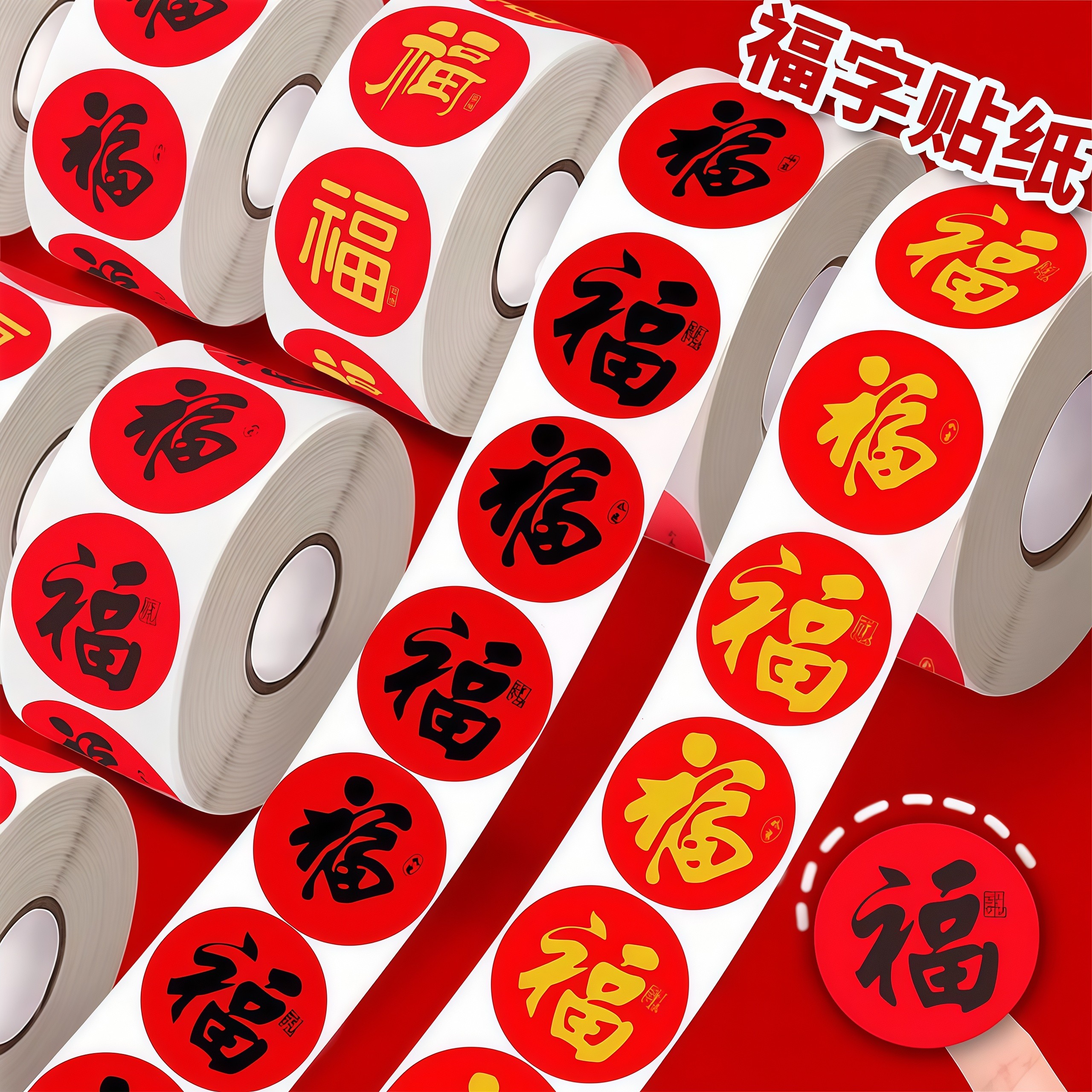春节家用对联福字无痕贴红包喜庆封口贴新款贴春联神器标签小贴纸,节庆用品/礼品,喜字/剪纸/贴纸,淘宝优惠券,粉丝福利购,淘宝优惠卷